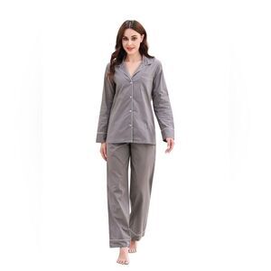 Richie House Women Cotton Pajamas‎ Set Notch Collar Soft Sleepwear NWT in pkg